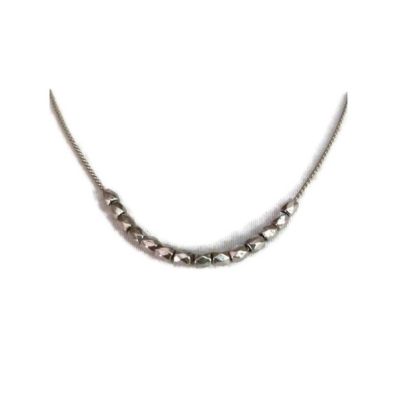 Unbranded Jewelry - Women's Silver-Toned Delicate Beaded Necklace